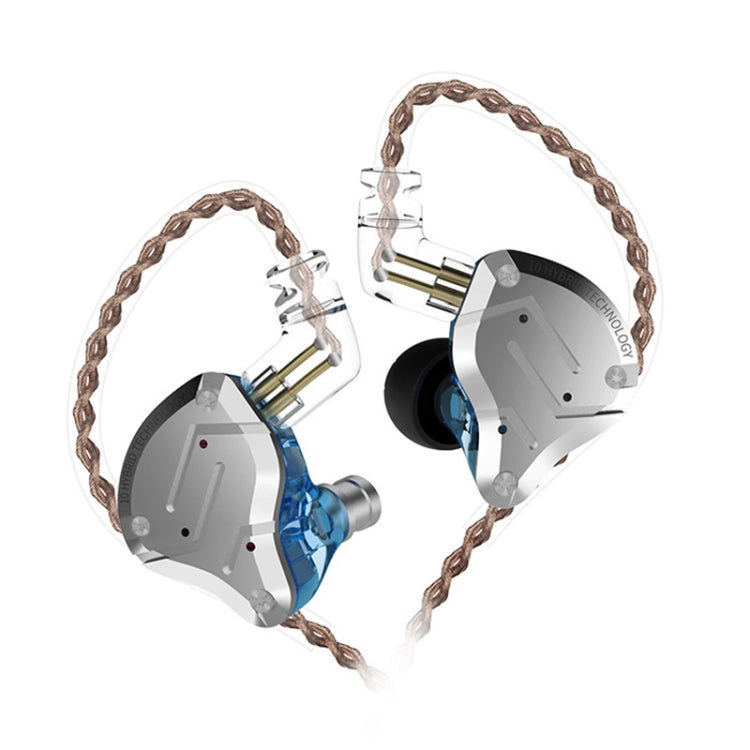 KZ ZS10 Pro หูฟังเกมมิ่งแบบมีสาย 10 หน่วย Ring Iron In-ear รุ่นมีไมโครโฟน ZS10 Pro (สีน้ำเงินสำหรับสตรีมเมอร์), ZS10 Pro (สีทองแวววาว), ZS10 Pro (สีม่วง), ZS10 Pro (สีน้ำเงินเพชร), รุ่นมาตรฐาน ZS10 Pro (สีดำ)