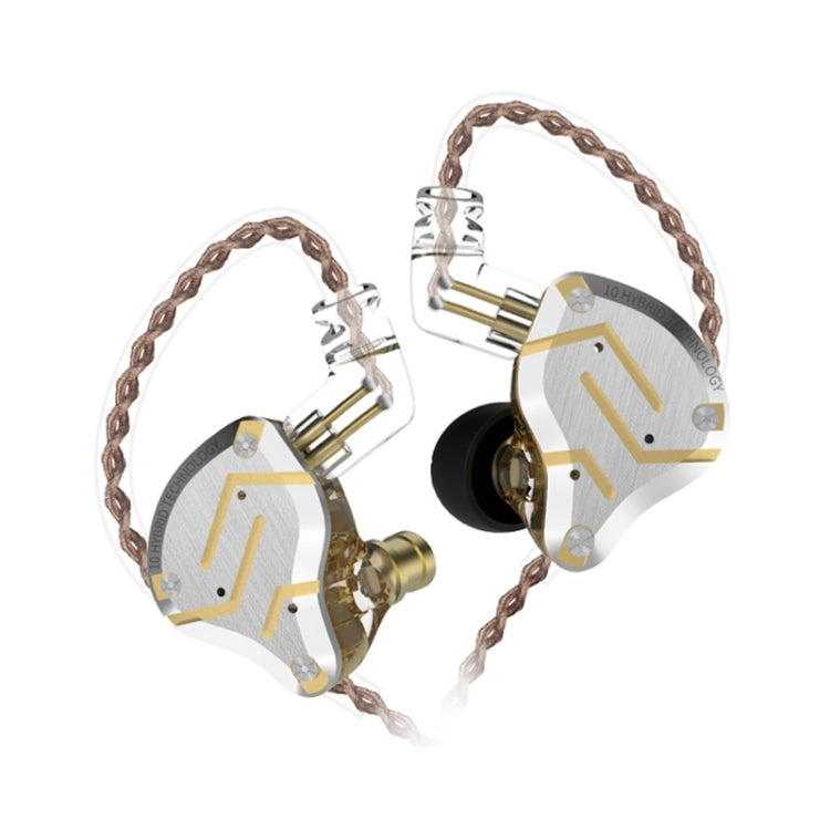 KZ ZS10 Pro หูฟังเกมมิ่งแบบมีสาย 10 หน่วย Ring Iron In-ear รุ่นมีไมโครโฟน ZS10 Pro (สีน้ำเงินสำหรับสตรีมเมอร์), ZS10 Pro (สีทองแวววาว), ZS10 Pro (สีม่วง), ZS10 Pro (สีน้ำเงินเพชร), รุ่นมาตรฐาน ZS10 Pro (สีดำ)