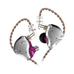 KZ ZS10 Pro หูฟังเกมมิ่งแบบมีสาย 10 หน่วย Ring Iron In-ear รุ่นมีไมโครโฟน ZS10 Pro (สีน้ำเงินสำหรับสตรีมเมอร์), ZS10 Pro (สีทองแวววาว), ZS10 Pro (สีม่วง), ZS10 Pro (สีน้ำเงินเพชร), รุ่นมาตรฐาน ZS10 Pro (สีดำ)