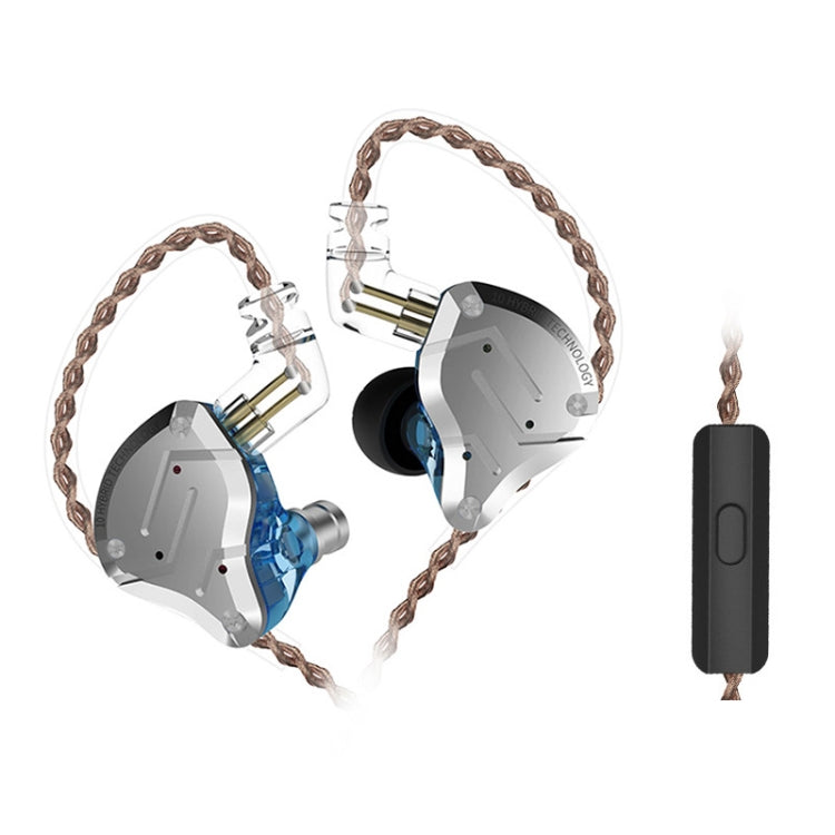KZ ZS10 Pro หูฟังเกมมิ่งแบบมีสาย 10 หน่วย Ring Iron In-ear รุ่นมีไมโครโฟน ZS10 Pro (สีน้ำเงินสำหรับสตรีมเมอร์), ZS10 Pro (สีทองแวววาว), ZS10 Pro (สีม่วง), ZS10 Pro (สีน้ำเงินเพชร), รุ่นมาตรฐาน ZS10 Pro (สีดำ)