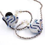 KZ ZS10 Pro หูฟังเกมมิ่งแบบมีสาย 10 หน่วย Ring Iron In-ear รุ่นมีไมโครโฟน ZS10 Pro (สีน้ำเงินสำหรับสตรีมเมอร์), ZS10 Pro (สีทองแวววาว), ZS10 Pro (สีม่วง), ZS10 Pro (สีน้ำเงินเพชร), รุ่นมาตรฐาน ZS10 Pro (สีดำ)