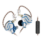 KZ ZS10 Pro หูฟังเกมมิ่งแบบมีสาย 10 หน่วย Ring Iron In-ear รุ่นมีไมโครโฟน ZS10 Pro (สีน้ำเงินสำหรับสตรีมเมอร์), ZS10 Pro (สีทองแวววาว), ZS10 Pro (สีม่วง), ZS10 Pro (สีน้ำเงินเพชร), รุ่นมาตรฐาน ZS10 Pro (สีดำ)