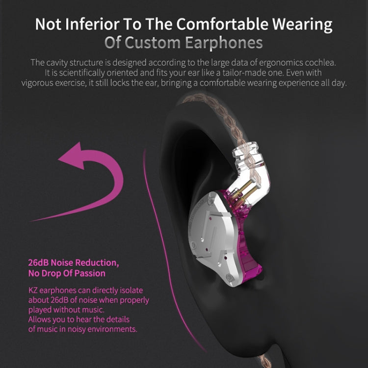 KZ ZS10 Pro หูฟังเกมมิ่งแบบมีสาย 10 หน่วย Ring Iron In-ear รุ่นมีไมโครโฟน ZS10 Pro (สีน้ำเงินสำหรับสตรีมเมอร์), ZS10 Pro (สีทองแวววาว), ZS10 Pro (สีม่วง), ZS10 Pro (สีน้ำเงินเพชร), รุ่นมาตรฐาน ZS10 Pro (สีดำ)