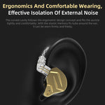 KZ ZSN Pro X หูฟังแบบมีสาย Ring Iron Hybrid Drive Metal In-ear รุ่นมาตรฐาน ZSN Pro X (สีดำ), ZSN Pro X (สีทอง), รุ่นมีไมโครโฟน ZSN Pro X (สีดำ), ZSN Pro X (สีทอง)