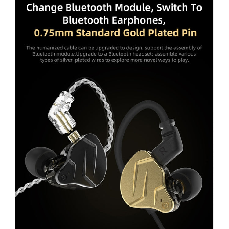 KZ ZSN Pro X หูฟังแบบมีสาย Ring Iron Hybrid Drive Metal In-ear รุ่นมาตรฐาน ZSN Pro X (สีดำ), ZSN Pro X (สีทอง), รุ่นมีไมโครโฟน ZSN Pro X (สีดำ), ZSN Pro X (สีทอง)