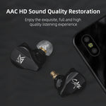 KZ SA08 หูฟังบลูทูธ TWS แบบ In-ear 4 หน่วย 5BA Balance Armature ไร้สาย SA08