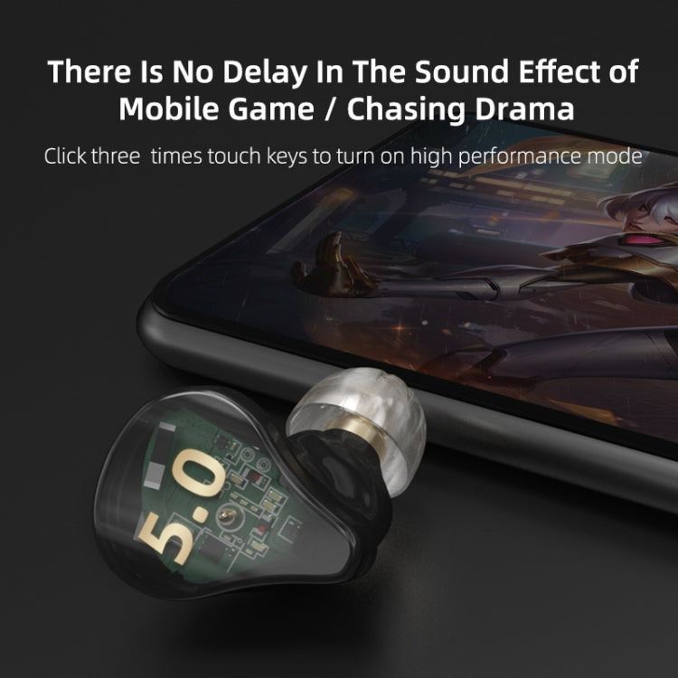 KZ SA08 หูฟังบลูทูธ TWS แบบ In-ear 4 หน่วย 5BA Balance Armature ไร้สาย SA08