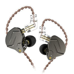 KZ ZSN Pro หูฟังแบบมีสาย Ring Iron Hybrid Drive Metal In-ear รุ่นมาตรฐาน ZSN (สีเทา), ZSN (สีน้ำเงิน), ZSN (สีม่วง), รุ่นมีไมโครโฟน ZSN (สีเทา), ZSN (สีน้ำเงิน), ZSN (สีม่วง)