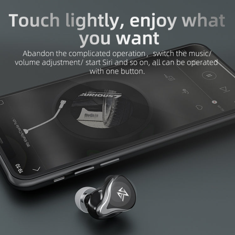 KZ Z3 หูฟังสปอร์ตไร้สาย Bluetooth 5.2 เทคโนโลยีไฮบริด 1DD+1BA ตัดเสียงรบกวน TWS In-ear