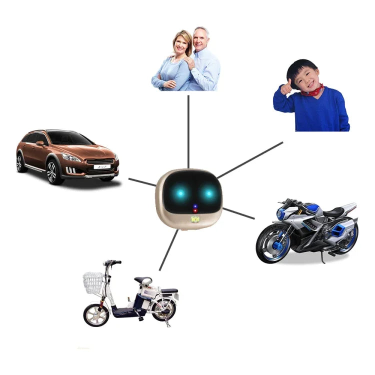 ReachFar RF-V47 เครื่องติดตาม GPS ขนาดเล็กอเนกประสงค์ IP67 พร้อมไฟ LED และคลิปหลัง