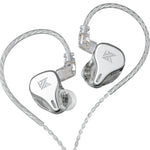 KZ DQ6 หูฟังแบบมีสาย 3 หน่วยไดนามิก HiFi In-Ear ไม่มีไมโครโฟน พร้อมไมโครโฟน