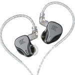 KZ DQ6 หูฟังแบบมีสาย 3 หน่วยไดนามิก HiFi In-Ear ไม่มีไมโครโฟน พร้อมไมโครโฟน