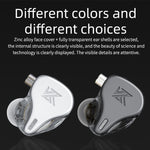 KZ DQ6 หูฟังแบบมีสาย 3 หน่วยไดนามิก HiFi In-Ear ไม่มีไมโครโฟน พร้อมไมโครโฟน