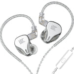 KZ DQ6 หูฟังแบบมีสาย 3 หน่วยไดนามิก HiFi In-Ear ไม่มีไมโครโฟน พร้อมไมโครโฟน