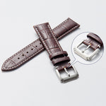 Calf Leather Replacement Strap Watchband, 24mm