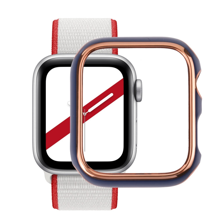 เคสกันนาฬิกาแบบ PC ชุบสองสีสำหรับ Apple Watch Series 6 / 5 / 4 / Watch SE 44mm, สำหรับ Apple Watch Series 3 & 2 & 1 42mm, สำหรับ Apple Watch Series 6 / 5 / 4 / Watch SE 40mm