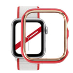 เคสกันนาฬิกาแบบ PC ชุบสองสีสำหรับ Apple Watch Series 6 / 5 / 4 / Watch SE 44mm, สำหรับ Apple Watch Series 3 & 2 & 1 42mm, สำหรับ Apple Watch Series 6 / 5 / 4 / Watch SE 40mm