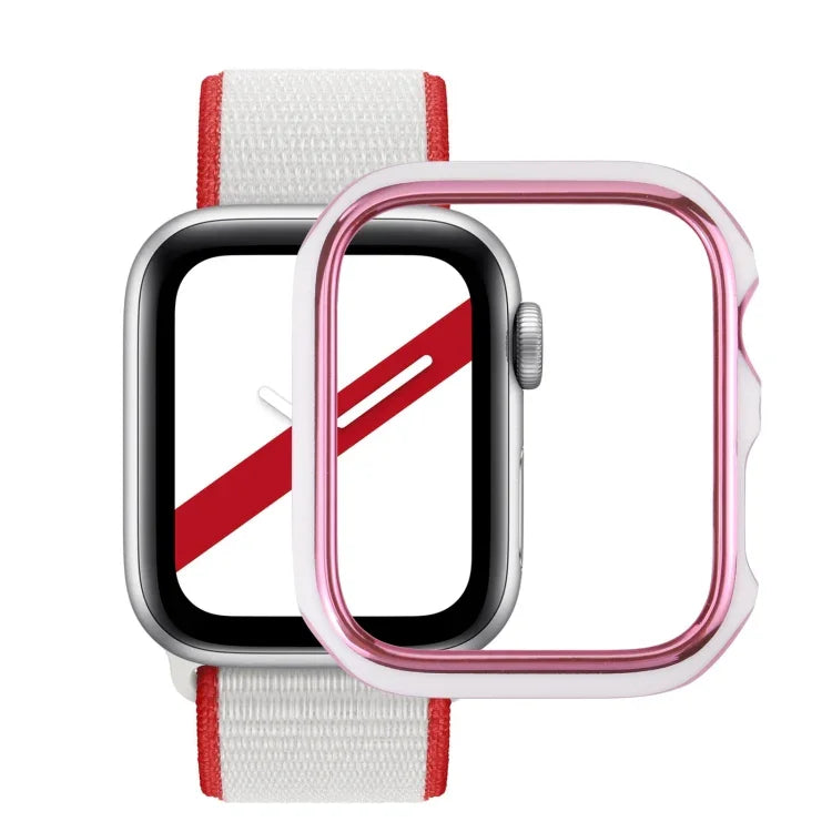 เคสป้องกันนาฬิกา PC ชุบไฟฟ้าสองสี สำหรับ Apple Watch Series 3 & 2 & 1 38mm