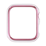 เคสป้องกันนาฬิกา PC ชุบไฟฟ้าสองสี สำหรับ Apple Watch Series 3 & 2 & 1 38mm