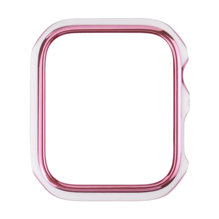 เคสป้องกันนาฬิกา PC ชุบไฟฟ้าสองสี สำหรับ Apple Watch Series 3 & 2 & 1 38mm