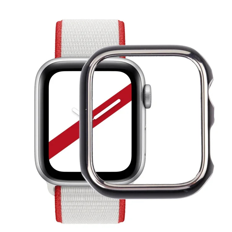 เคสป้องกันนาฬิกา PC ชุบไฟฟ้าสองสี สำหรับ Apple Watch Series 3 & 2 & 1 38mm
