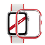 เคสป้องกันนาฬิกา PC ชุบไฟฟ้าสองสี สำหรับ Apple Watch Series 3 & 2 & 1 38mm