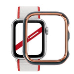 เคสป้องกันนาฬิกา PC ชุบไฟฟ้าสองสี สำหรับ Apple Watch Series 3 & 2 & 1 38mm