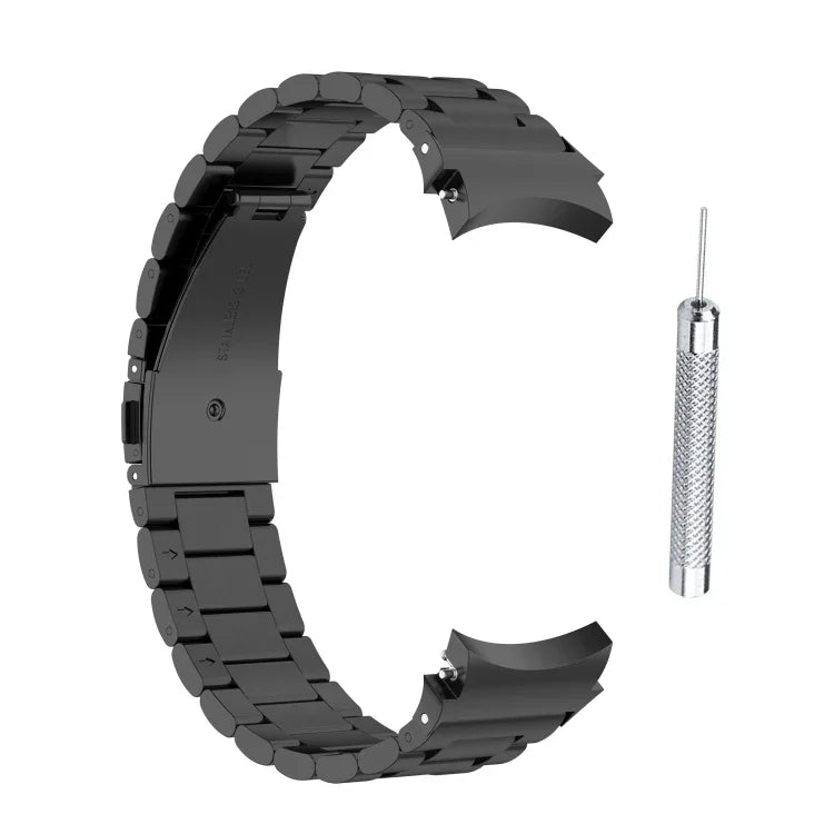 สายรัดนาฬิกาเหล็กสามเส้นสำหรับเปลี่ยน สำหรับ Samsung Galaxy Watch4 / Watch4 Classic