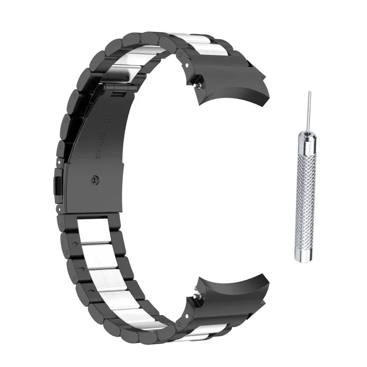 สายรัดนาฬิกาเหล็กสามเส้นสำหรับเปลี่ยน สำหรับ Samsung Galaxy Watch4 / Watch4 Classic