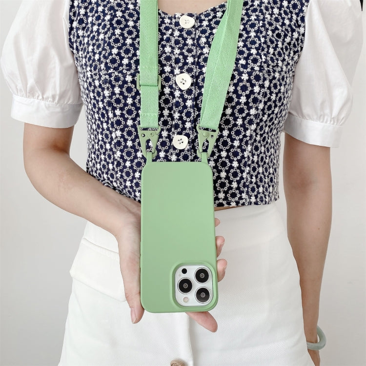 Elastic Silicone Protective Case with Wide Neck Lanyard, For iPhone 12 mini