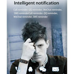 1M7 สายรัดข้อมืออัจฉริยะสำหรับกีฬา รองรับการวัดอัตราการเต้นหัวใจ & การวัดความดันโลหิต & การติดตามการนอน & การแจ้งเตือนการนั่งนิ่ง, ชาร์จแบบเส้นตรง, ชาร์จแบบแม่เหล็ก