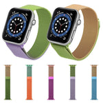 สายรัดนาฬิกามิลานสีไล่ระดับ สำหรับ Apple Watch Series, 7 41mm/6&SE&5&4 40mm/3&2&1 38mm, 7 45mm/6&SE&5&4 44mm/3&2&1 42mm