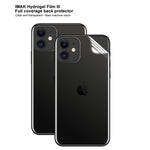 2 PCS IMAK Curved Full Screen Hydrogel Film 3 Back Protector, for iPhone 11, for iPhone 11 Pro, for iPhone 11 Pro Max