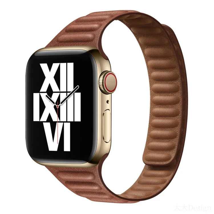 สายรัดนาฬิกาแบบเปลี่ยนได้ Slimming Loop Magnetic สำหรับ Apple Watch Series, 7 41mm / 6&SE&5&4 40mm / 3&2&1 38mm, 7 45mm / 6&SE&5&4 44mm / 3&2&1 42mm