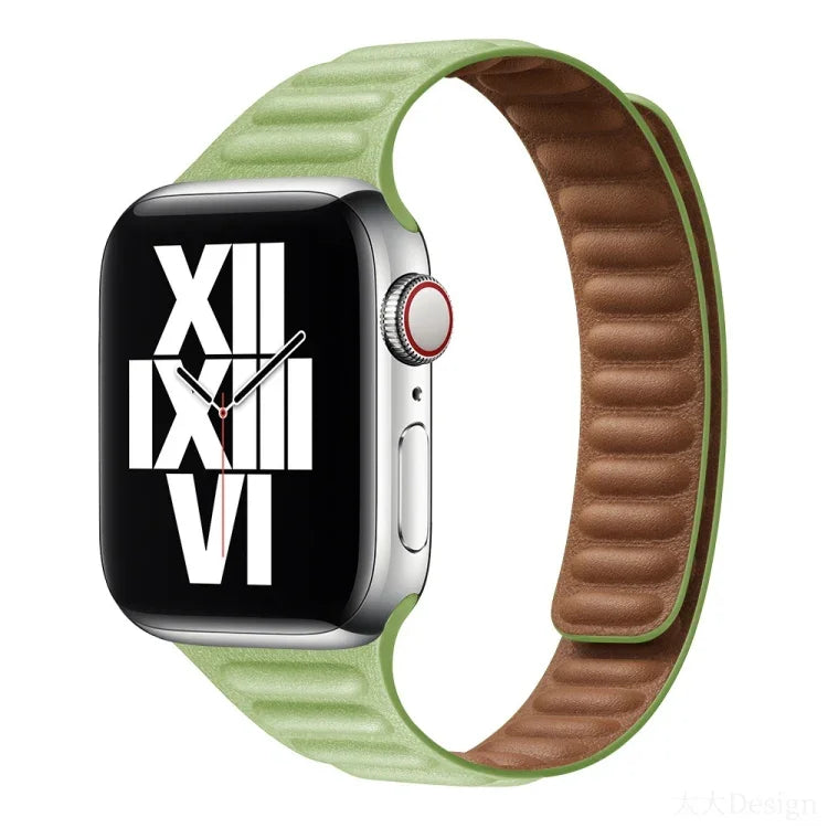 Slimming Loop Magnetic Replacement Watchband For Apple Watch Series, 7 41mm / 6&SE&5&4 40mm / 3&2&1 38mm, 7 45mm / 6&SE&5&4 44mm / 3&2&1 42mm