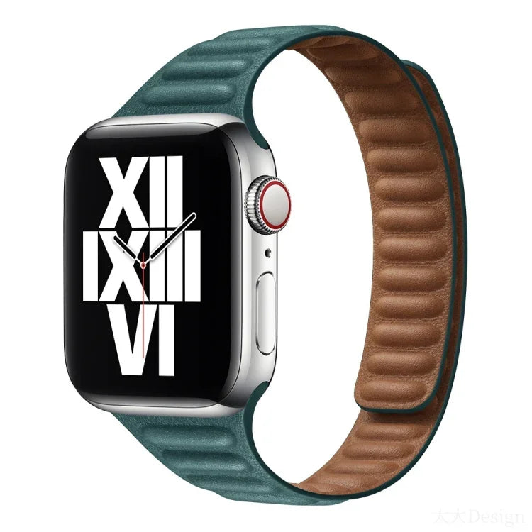 Slimming Loop Magnetic Replacement Watchband For Apple Watch Series, 7 41mm / 6&SE&5&4 40mm / 3&2&1 38mm, 7 45mm / 6&SE&5&4 44mm / 3&2&1 42mm