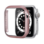 เคสป้องกัน PC กันกระแทกพร้อมฟิล์มกระจกนิรภัย สำหรับ Apple Watch Series 9 / 8 / 7 ขนาด 41mm และ 45mm, Series 8 / 7 ขนาด 41mm