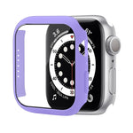 เคสป้องกัน PC กันกระแทกพร้อมฟิล์มกระจกนิรภัย สำหรับ Apple Watch Series 9 / 8 / 7 ขนาด 41mm และ 45mm, Series 8 / 7 ขนาด 41mm