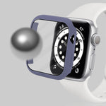 เคสป้องกัน PC กันกระแทกพร้อมฟิล์มกระจกนิรภัย สำหรับ Apple Watch Series 9 / 8 / 7 ขนาด 41mm และ 45mm, Series 8 / 7 ขนาด 41mm