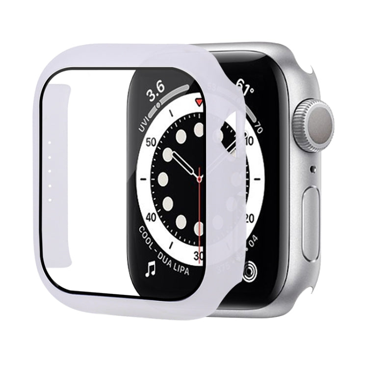 เคสป้องกัน PC กันกระแทกพร้อมฟิล์มกระจกนิรภัย สำหรับ Apple Watch Series 9 / 8 / 7 ขนาด 41mm และ 45mm, Series 8 / 7 ขนาด 41mm