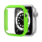 เคสป้องกัน PC กันกระแทกพร้อมฟิล์มกระจกนิรภัย สำหรับ Apple Watch Series 9 / 8 / 7 ขนาด 41mm และ 45mm, Series 8 / 7 ขนาด 41mm