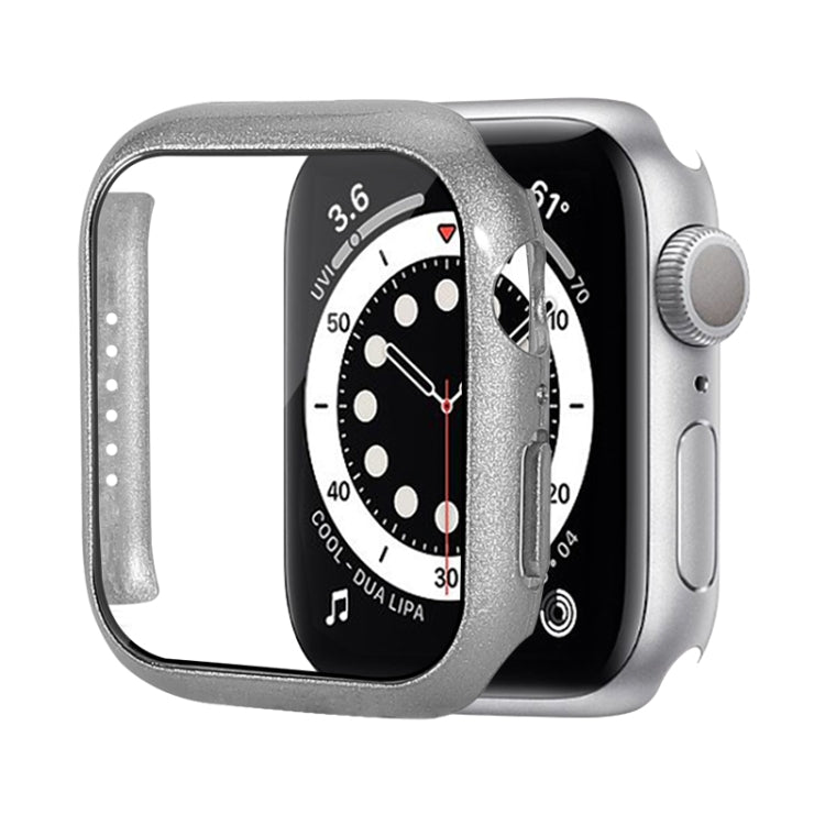 เคสป้องกัน PC กันกระแทกพร้อมฟิล์มกระจกนิรภัย สำหรับ Apple Watch Series 9 / 8 / 7 ขนาด 41mm และ 45mm, Series 8 / 7 ขนาด 41mm