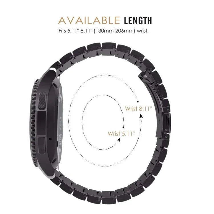 For Samsung Smart Watch One-bead Steel Replacement Strap Watchband, 18mm, 20mm, 22mm