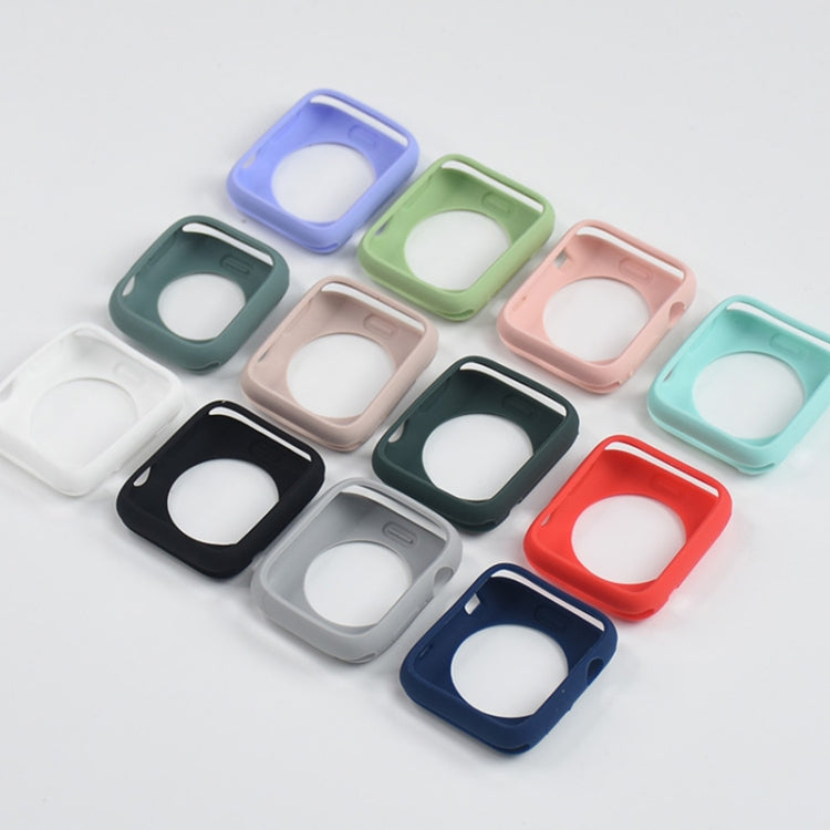 เคสป้องกันซิลิโคนแบบกันกระแทกครอบคลุม สำหรับ Apple Watch Series 6 / 5 / 4 / Watch SE ขนาด 44 มม., สำหรับ Apple Watch Series 3 & 2 & 1 ขนาด 42 มม., สำหรับ Apple Watch Series 6 / 5 / 4 / Watch SE ขนาด 40 มม.