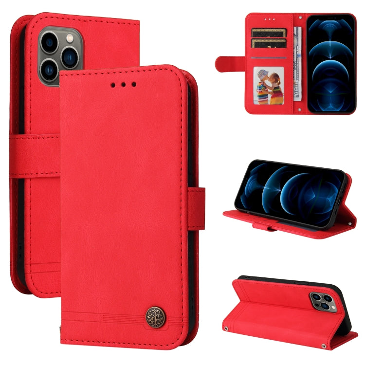 Skin Feel Life Tree Metal Button Horizontal Flip Leather Case with Holder & Card Slot & Wallet & Photo Frame & Strap, For iPhone 11 Pro Max, For iPhone SE 2022 / SE 2020 / 8 / 7, For iPhone 8 Plus / 7 Plus, For iPhone 6 / 6s, For iPhone 6 Plus / 6s Plus