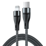 สายชาร์จและข้อมูลทอแบบถัก ADC-003 Type-C เป็น 8 Pin PD ชาร์จเร็ว ความยาว 1 เมตรและ 2 เมตร