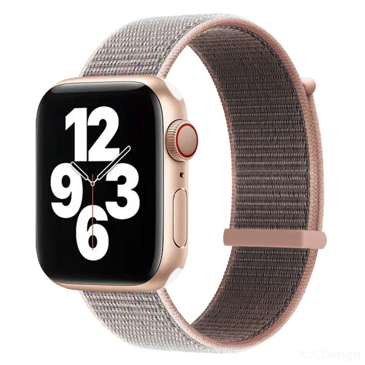 สายรัดนาฬิกาแบบเปลี่ยนได้สองส่วนแบบตีนตุ๊กแก สำหรับ Apple Watch Series, 7 41mm / 6&SE&5&4 40mm / 3&2&1 38mm, 7 45mm / 6&SE&5&4 44mm / 3&2&1 42mm