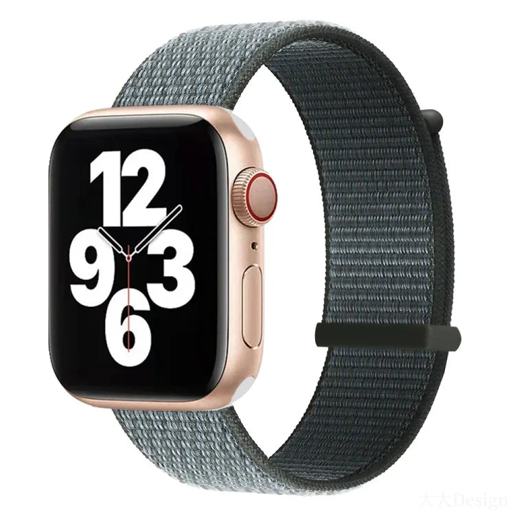 สายรัดนาฬิกาแบบเปลี่ยนได้สองส่วนแบบตีนตุ๊กแก สำหรับ Apple Watch Series, 7 41mm / 6&SE&5&4 40mm / 3&2&1 38mm, 7 45mm / 6&SE&5&4 44mm / 3&2&1 42mm