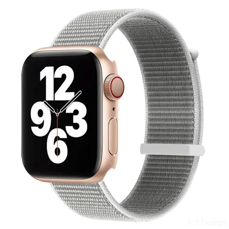 สายรัดนาฬิกาแบบเปลี่ยนได้สองส่วนแบบตีนตุ๊กแก สำหรับ Apple Watch Series, 7 41mm / 6&SE&5&4 40mm / 3&2&1 38mm, 7 45mm / 6&SE&5&4 44mm / 3&2&1 42mm