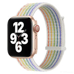 สายรัดนาฬิกาแบบเปลี่ยนได้สองส่วนแบบตีนตุ๊กแก สำหรับ Apple Watch Series, 7 41mm / 6&SE&5&4 40mm / 3&2&1 38mm, 7 45mm / 6&SE&5&4 44mm / 3&2&1 42mm